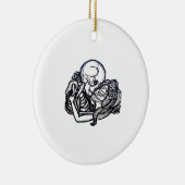 Till Death Do Us Part Classic – Spooky Skeleton Sl セラミックオーナメント (右)