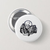 Till Death Do Us Part Classic – Spooky Skeleton Sl 缶バッジ (正面&裏面)