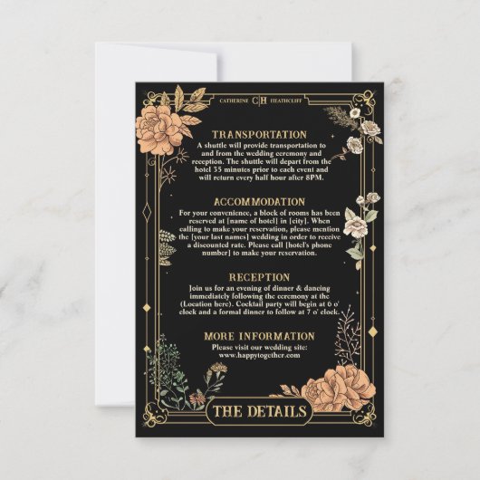 Till Death Do Us Part Details Card 出欠カード (正面)