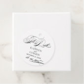 Till Death Do Us Part Elegant Gothic Wedding フェイバータグ (インサイチュ)