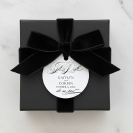 Till Death Do Us Part Elegant Gothic Wedding フェイバータグ