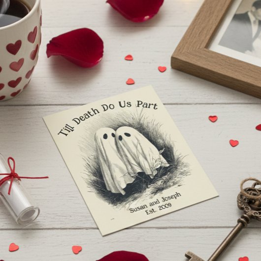 Till Death Do Us Part Ghosts Couples  ポストカード