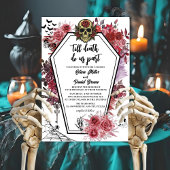 till death do us part Gothic Halloween Wedding 招待状