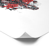 Till Death Do Us Part – Minimalist Skeleton Art Fo ポスター (角)