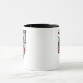 Till Death Do Us Part – Minimalist Skeleton Art Fo マグカップ (中央)