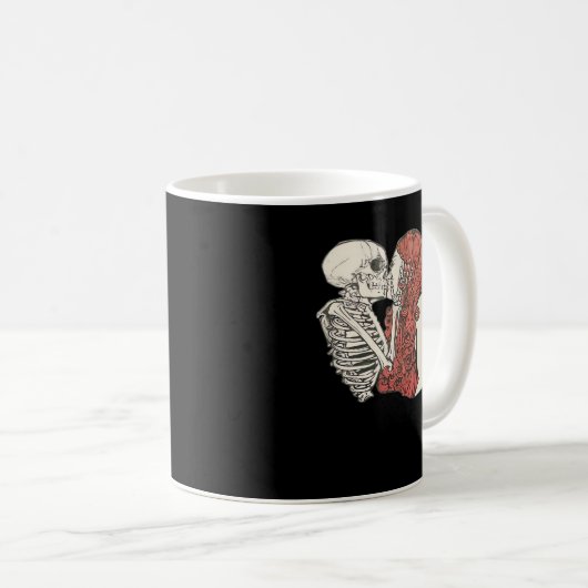 Till Death Do Us Part Skeleton Art Classic コーヒーマグカップ (正面右)