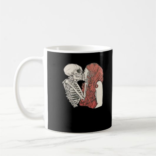 Till Death Do Us Part Skeleton Art Classic コーヒーマグカップ (左)