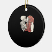 Till Death Do Us Part Skeleton Art Classic セラミックオーナメント (左)