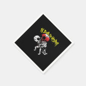 Till Death Do Us Part – Skeleton Couple Forever スタンダードカクテルナプキン (角)