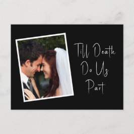 Till Death Do Us Part Skeleton Save The Date Photo ポストカード