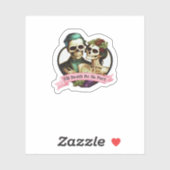 Till Death Do Us Part Skeleton Valentine Classic S シール (シート)