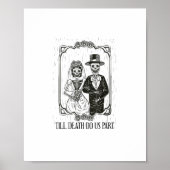 Till Death Do Us Part Skeleton Wedding Couple – ポスター (正面)