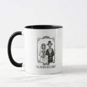 Till Death Do Us Part Skeleton Wedding Couple – マグカップ (左)