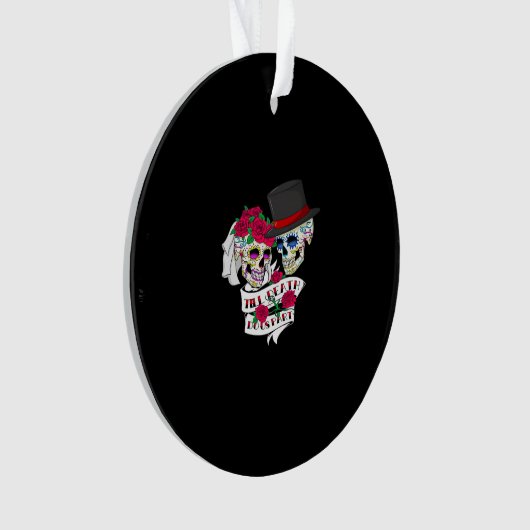 Till Death Do Us Part Skull オーナメント (正面)