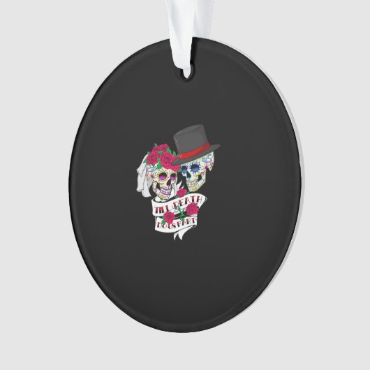 Till Death Do Us Part Skull オーナメント (正面)