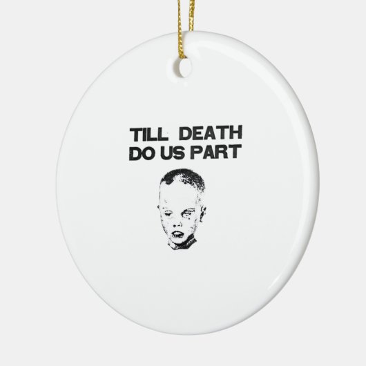 Till Death Do Us Part Sloth Classic Design セラミックオーナメント (左)