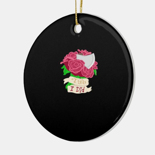 Till Death Do Us Part – Until the End Quote セラミックオーナメント (左)