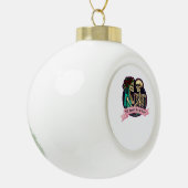 Till Death Do Us Part Valentine Art - 不気味 Cute セラミックボールオーナメント (左)