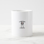 Till Death Do Us Part Valentine Minimal Aesthetic ジャンボコーヒーマグカップ (正面)