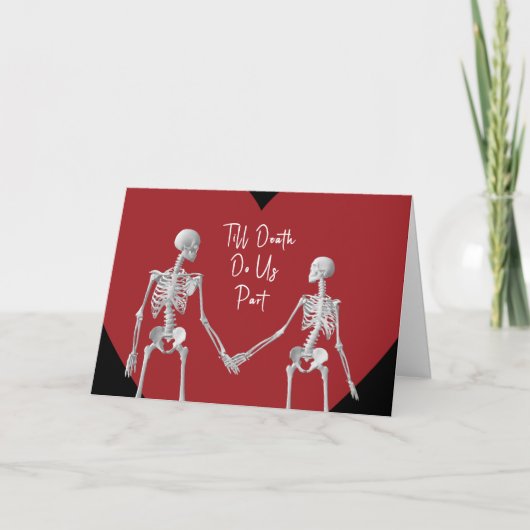 Till Death Do Us Part Valentine's Day Card opt2 サンキューカード (正面)