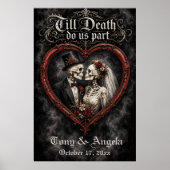 Till Death Do Us Part Wedding Welcome ポスター (正面)