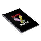 Till Death Do Us Part Zombie Hands Death Pastel Go ノートブック (右側)