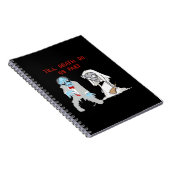 Till Death Do Us Part Zombie Wedding Halloween Cou ノートブック (右側)