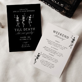Till Death Do Us Party バチェロレッテ・ウィークエンド 招待状
