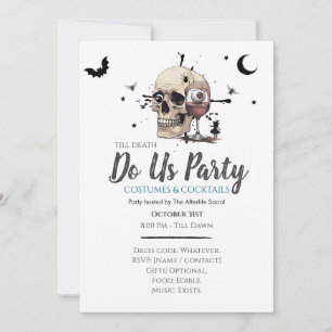 Till Death Do Us Party 面白い大人ハロウィン 招待状