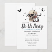 Till Death Do Us Party 面白い大人ハロウィン 招待状 (正面/裏面)
