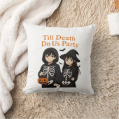 Till Death Do Us Party – Anime Halloween Couple Cl クッション (ブランケット)