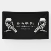 Till Death Do Us Party Black Gothic Bachelorette 横断幕 (横)