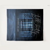 Till Death Gothicの結婚写真の背景 タペストリー (正面(横))