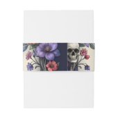 Till Death & Moonlight Bind Us.  招待状ベリーバンド (裏面例)