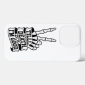 Till Death Peace Hand Skeleton  Case-Mate iPhoneケース (裏面 (横))