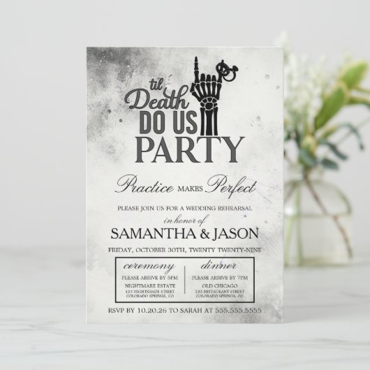 Till Death Rehearsal 招待状 (スタンド正面)