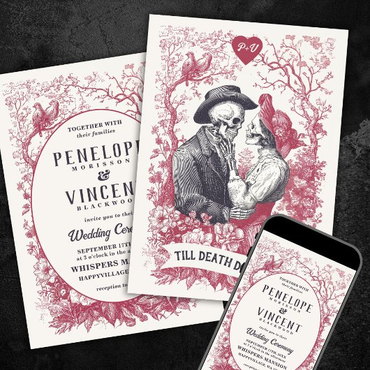 Till Death Wedding Invitation 招待状