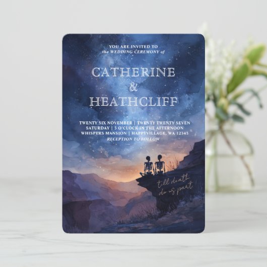 Till the End of Time Wedding Invitation 招待状 (スタンド正面)