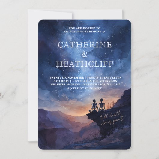 Till the End of Time Wedding Invitation 招待状 (正面)