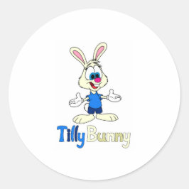 Tilly Bunny ラウンドステッカー ラウンドシール