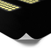 TILTピンボールポスター#7ミニマルデザイン ポスター (角)