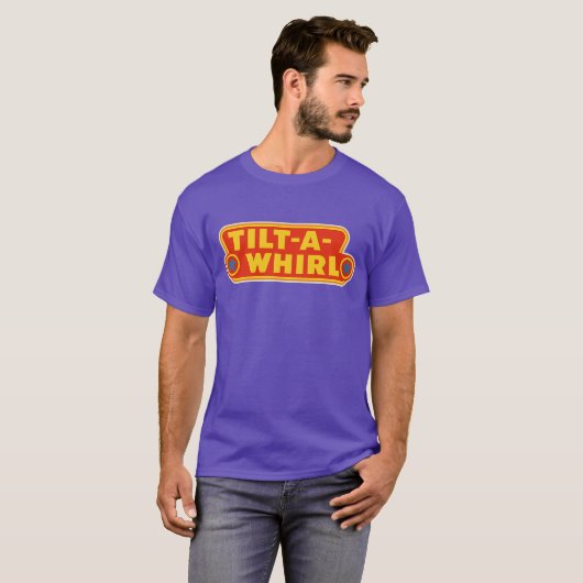 TILT-A-WHIRL Retro carnival-style Tシャツ (正面フル)