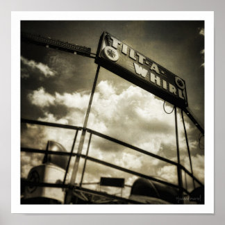 Tilt-a-Whirl Square Poster ポスター