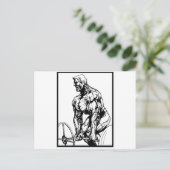 TIL'YOU PUKEボディビルロゴ ポストカード (スタンド正面)