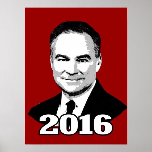 Tim Kaine 2016 ポスター (正面)