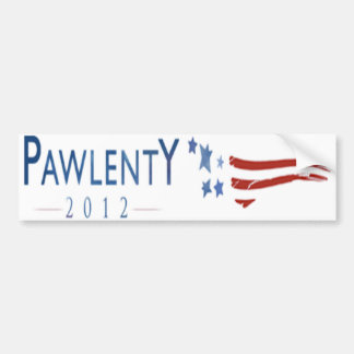 Tim Pawlenty 2012 T-PAWのバンパーステッカー バンパーステッカー