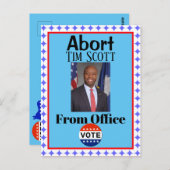 Tim Scottポストカードの中止 ポストカード (正面/裏面)