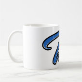 Tim Vorname Name blue Tasse Kaffeetasse コーヒーマグカップ (左)