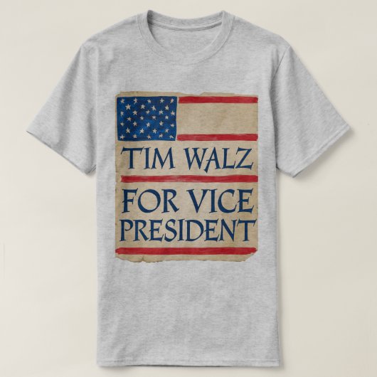 TIM WALZ副社長 Tシャツ (デザイン正面)