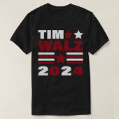 tim walz 2024 Tシャツ3 Tシャツ (デザイン正面)